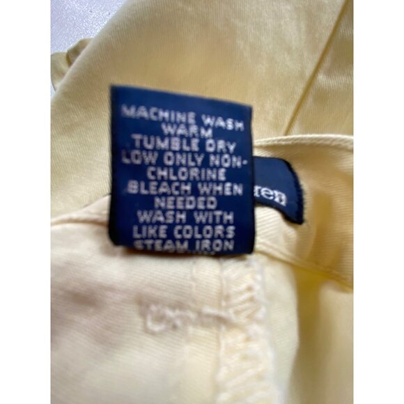 Polo Ralph Lauren Mens Off White Cotton Preppy Casual Shorts Size 40 Summer Luxe - Picture 4 of 6